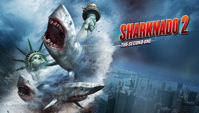 Illustration for article titled This week we’re barely putting up with Sharknado 2